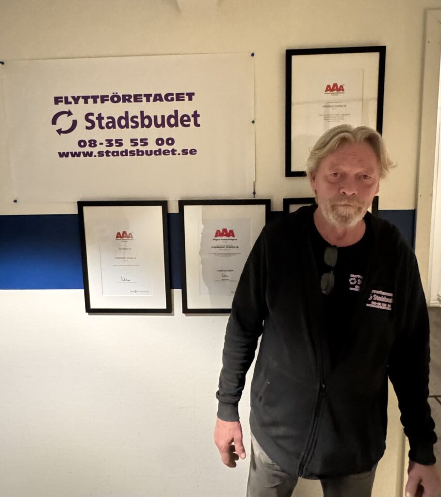 Detta visar tomas ifrån stadsbudet